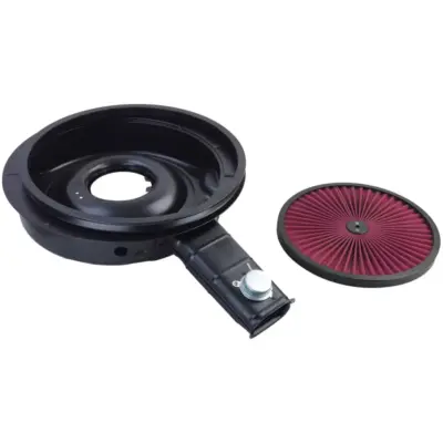 Coperchio Filtro Aria con Alloggiamento Highflow Nero per Ford Mustang 71-73