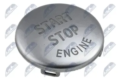 Coperchio Pulsante Start Stop Argento per BMW 3 E90 E91 E92 E93 2004- X1 E84