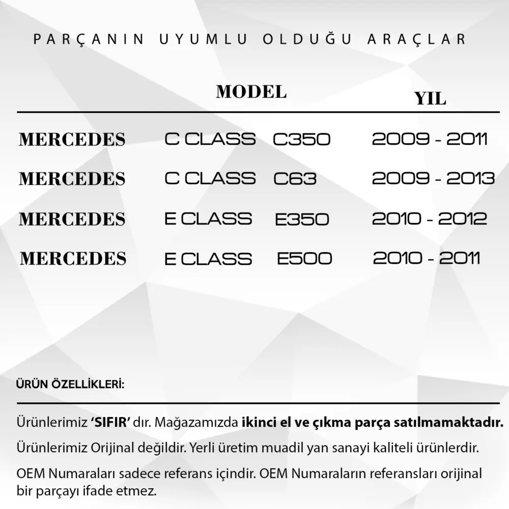 Coperchio Riparazione Interruttore Finestra per Mercedes GLK 350 Class
