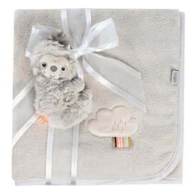 Copertina coprimanopole morbida decorativa in tessuto peluche bradipo