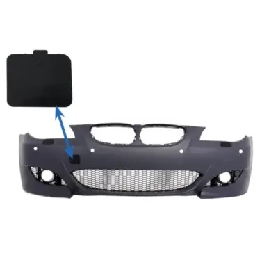 Copertura Gancio Traino Paraurti Anteriore per BMW Serie 5 E60 2003-2010