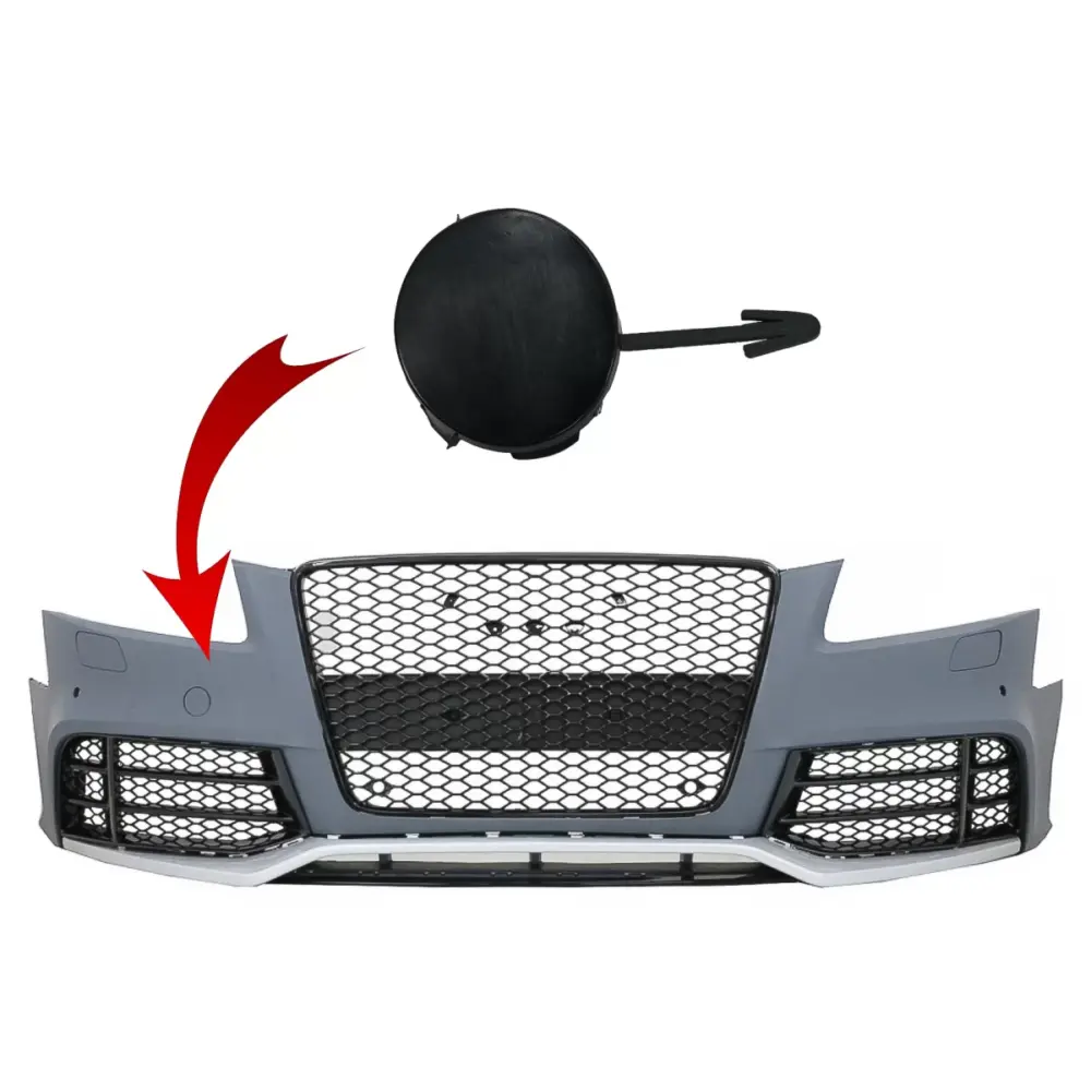 Copertura Gancio Traino Paraurti Anteriore RS5 Design per Audi A5 8T 2008-2016