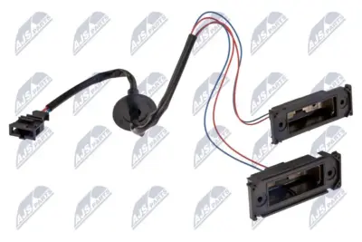 Copertura Lampade Targa Posteriore per VW Caddy 2004- Transporter 2003