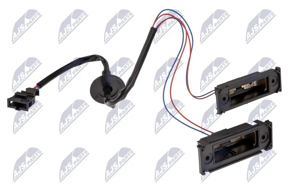 Copertura Lampade Targa Posteriore per VW Caddy 2004- Transporter 2003