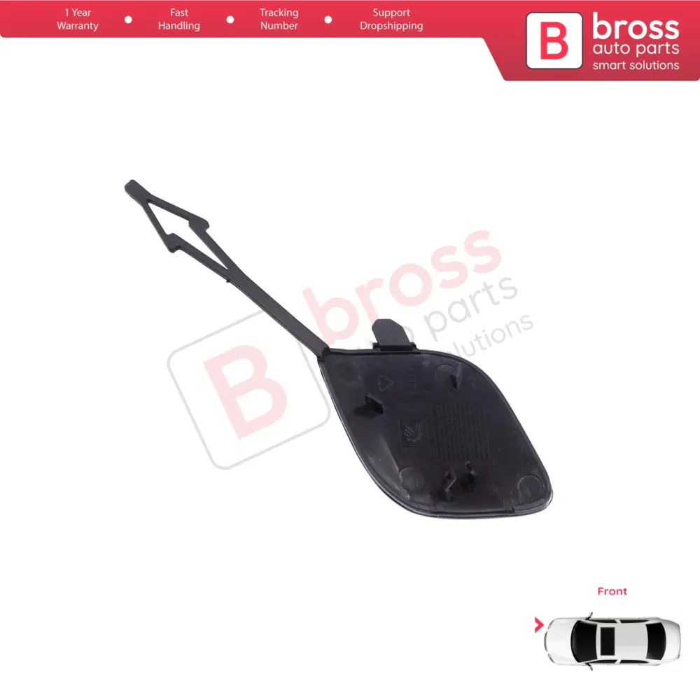Copertura Occhiello Traino Anteriore Primerizzata per Renault Clio MK5 B7 Bja