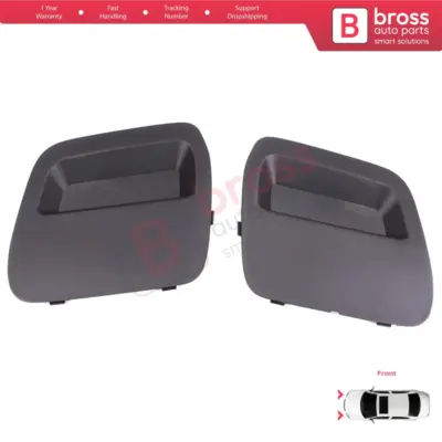Copertura Occhiello Traino Paraurti Anteriore Nera per Renault Dacia Duster MK2