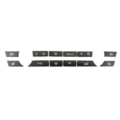 Copertura Pannello Comando Aria Condizionata 12 Pezzi per BMW Serie 5 F10 7 F01