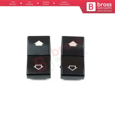 Copertura Pulsante Alzacristallo 2 Pezzi per BMW Serie 5 E38 E39