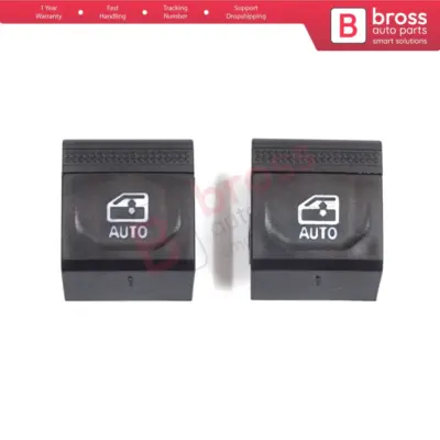 Copertura Pulsante Alzacristallo 2 Pezzi per Renault Clio MK5 Captur MK2 5 Porte
