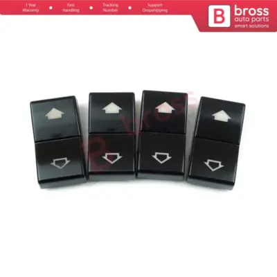 Copertura Pulsante Alzacristallo 4 Pezzi per BMW Serie 5 E38 E39