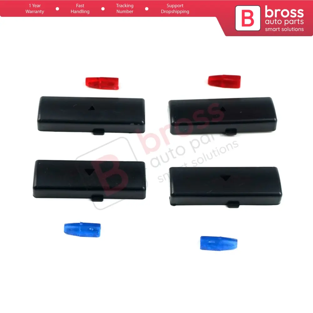 Copertura Pulsanti Climatizzatore 4 Pezzi per BMW X5 E53 2000-2006 Serie 5 E39