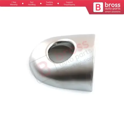 Copertura Serratura Maniglia Porta con Foro Argento per Renault Megane Scenic