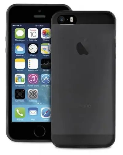 Copertura sottile protezione rigida nera custodia smartphone cellulare