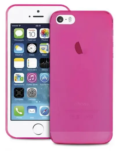 Copertura sottile rosa in silicone morbido custodia protettiva smartphone