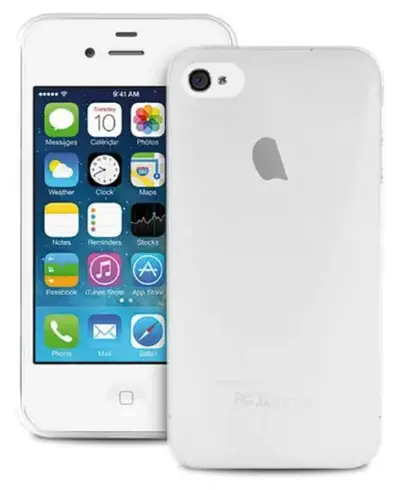 Copertura sottile trasparente protettiva custodia rigida smartphone