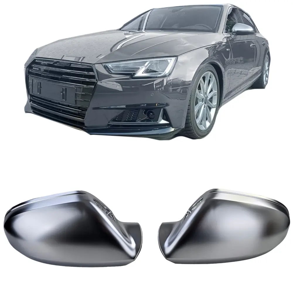 Copertura Specchietti Argento Opaco per Audi A6 4G (2011-2018) con Assistenza
