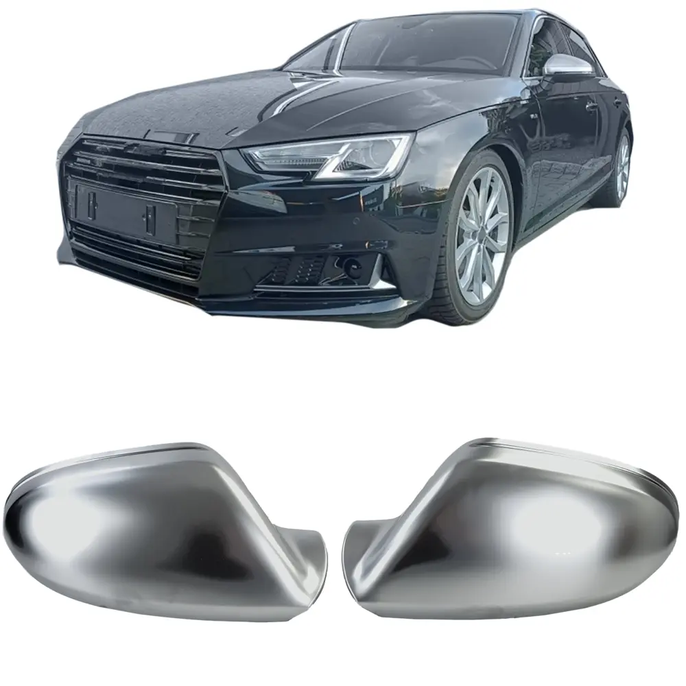 Copertura Specchietti Argento per Audi A6 C7 4G 2011-2018 Senza Assistenza