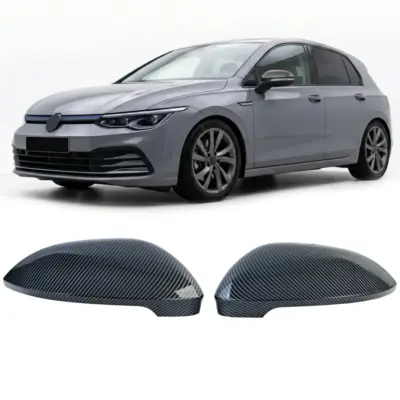 Copertura Specchietti Effetto Carbonio per Volkswagen Golf 8 (2020-2023) - Set