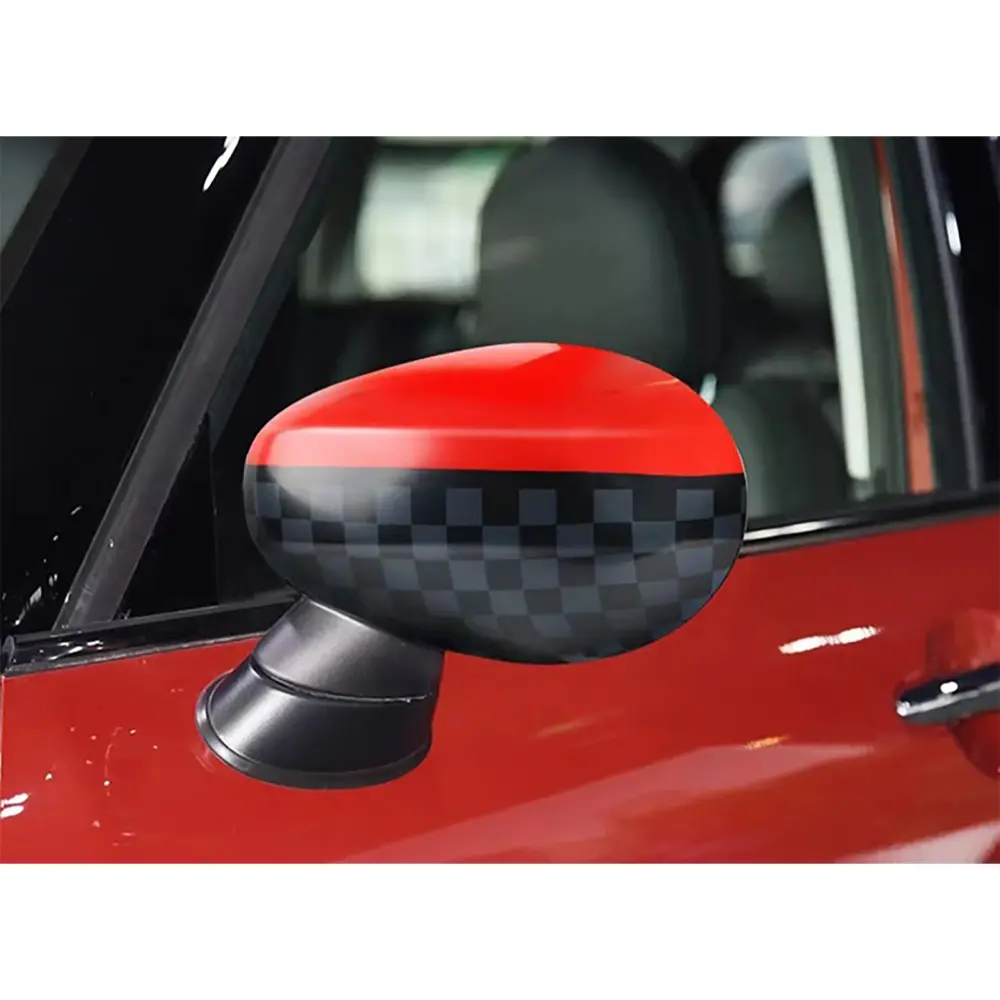 Copertura Specchietti Performance Rosso Nero per Mini F54 F55 F56 F57 2013-2018