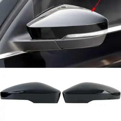 Copertura Specchietti Set Nero Lucido per Skoda Octavia III Tipo 5E (2012-2020)