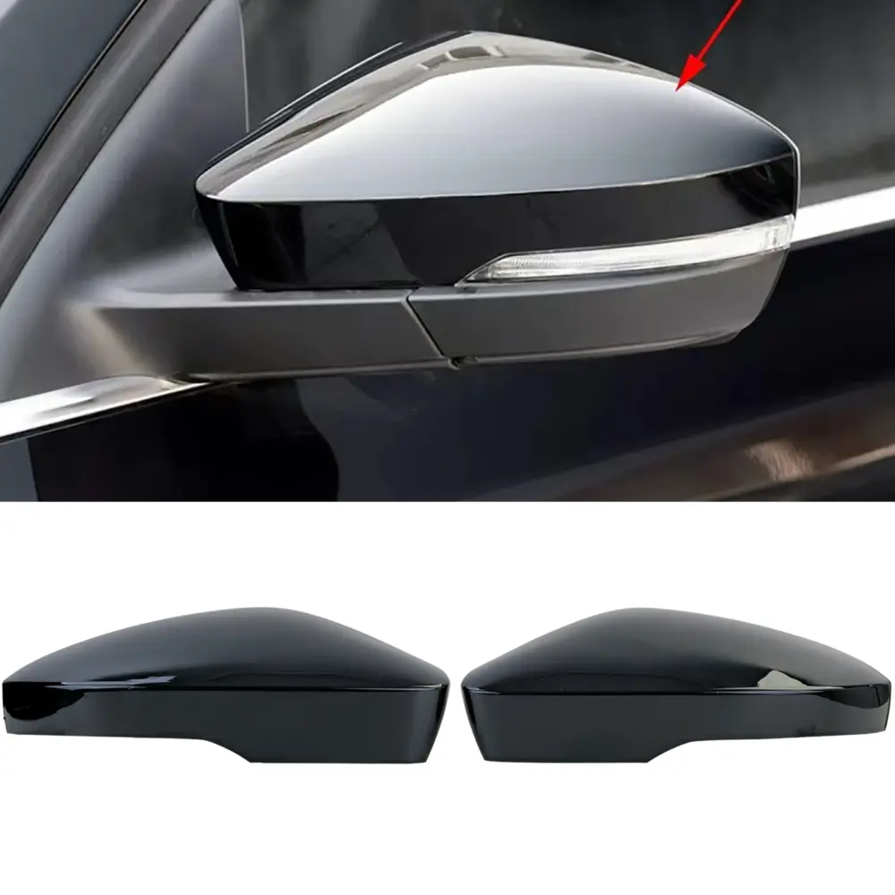 Copertura Specchietti Set Nero Lucido per Skoda Octavia III Tipo 5E (2012-2020)