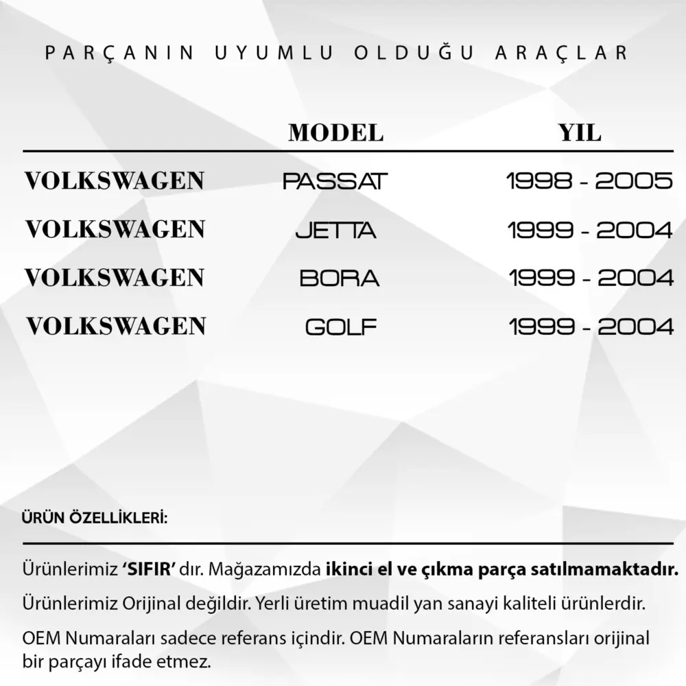 Copertura Telaio Interruttore Finestra per Volkswagen Golf Bora Jetta Passat