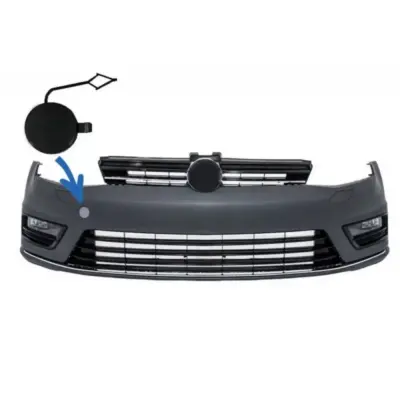 Copertura Traino Paraurti Anteriore per Volkswagen Golf 7 2013-2017 Rline
