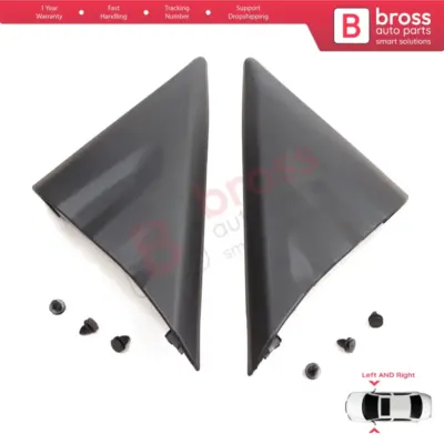 Copertura Triangolo Specchietto Porta Anteriore Dx e Sx per Ford Transit MK8