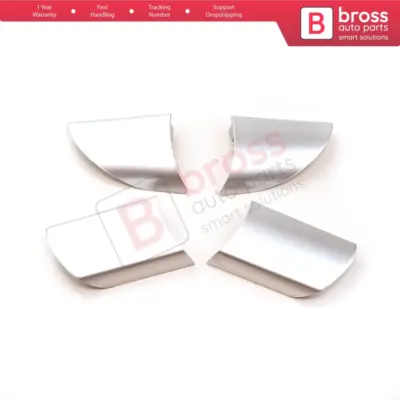 Copertura Volante Cromata Plastica Set per Ford Focus MK2 2004-2010