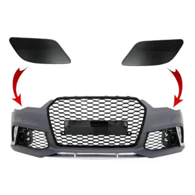 Coperture Fendinebbia Paraurti Anteriore RS6 Design per Audi A6 C7 4G 2011-2018