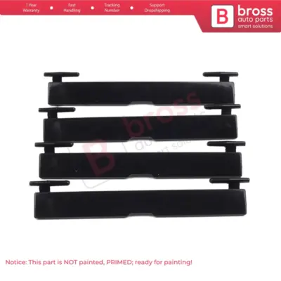 Coperture Giunzione Barre Tetto 4 Pezzi 95x12 mm per Mercedes Classe E W213