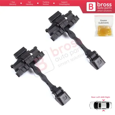 Coppia Cinghie Fermaporta Posteriori per Skoda Fabia MK2 5J 2006-2014