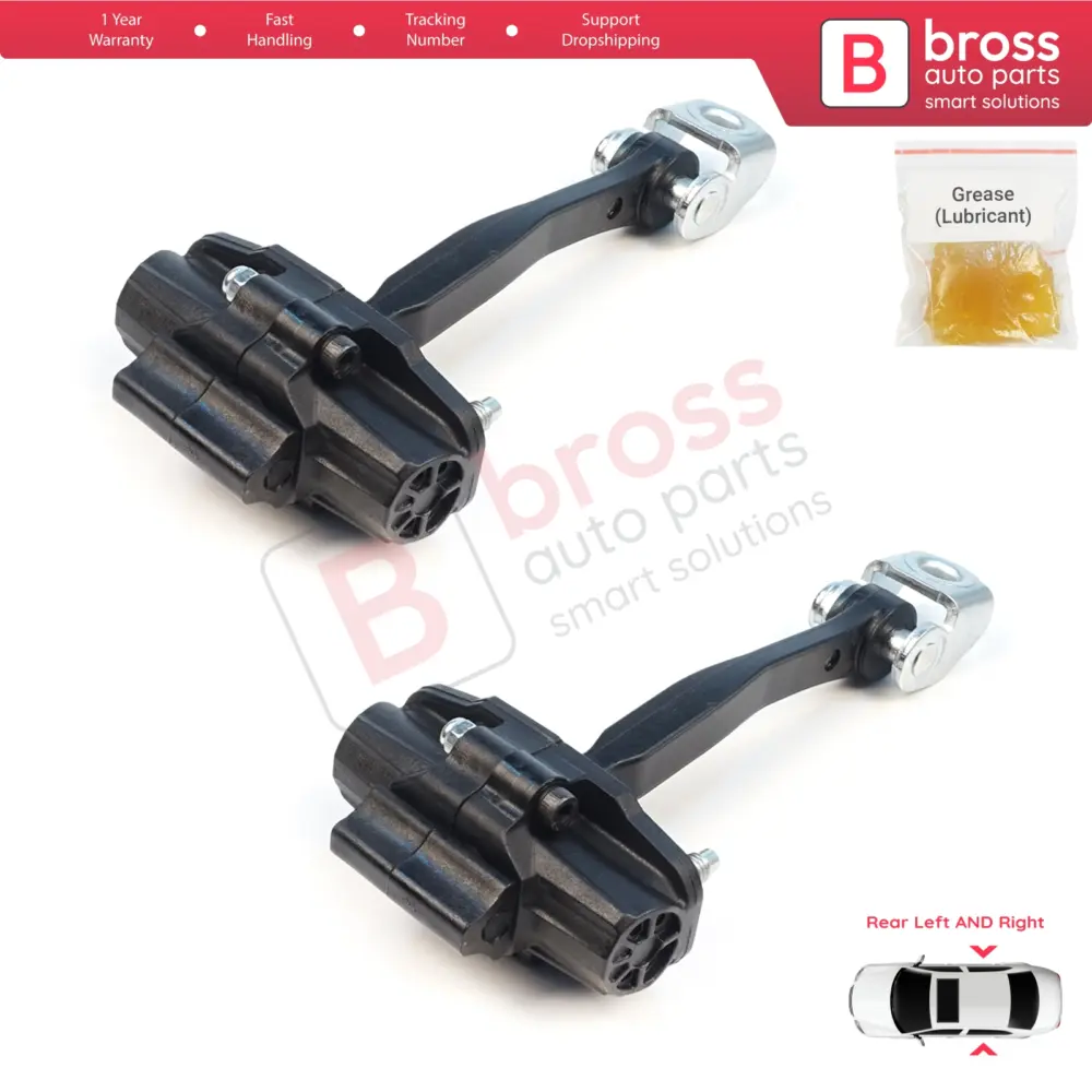 Coppia Cinghie Fermaporta Posteriori per Volvo V40 525 Cross Country 2012-2019