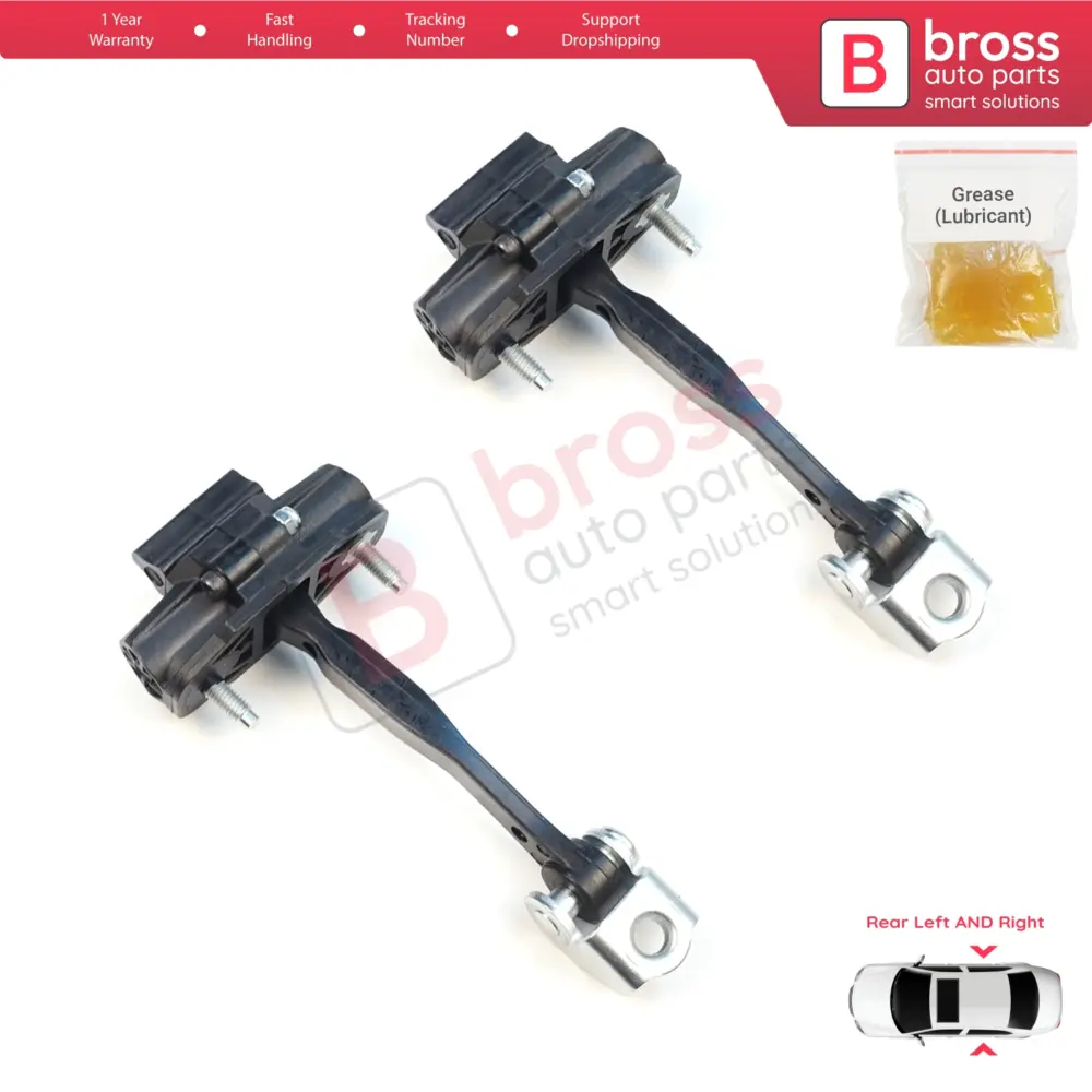 Coppia Cinghie Fermaporta Posteriori per Volvo V40 525 Cross Country 2012-2019