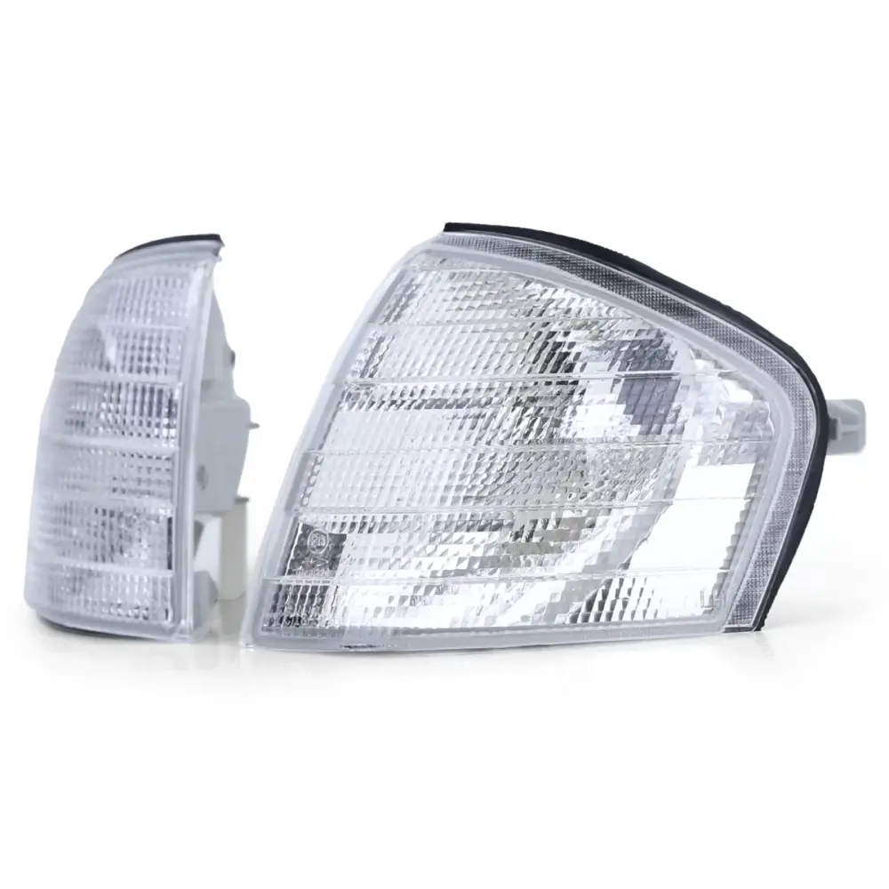Coppia Indicatori Bianchi Anteriori per Mercedes Classe C W202 93-00
