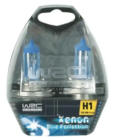 Coppia lampadine Xenon H1 55W fari auto luce bianca intensa