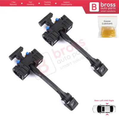 Coppia Limitatori Apertura Porta Posteriore per Audi A4 B8 8K 2007-2016