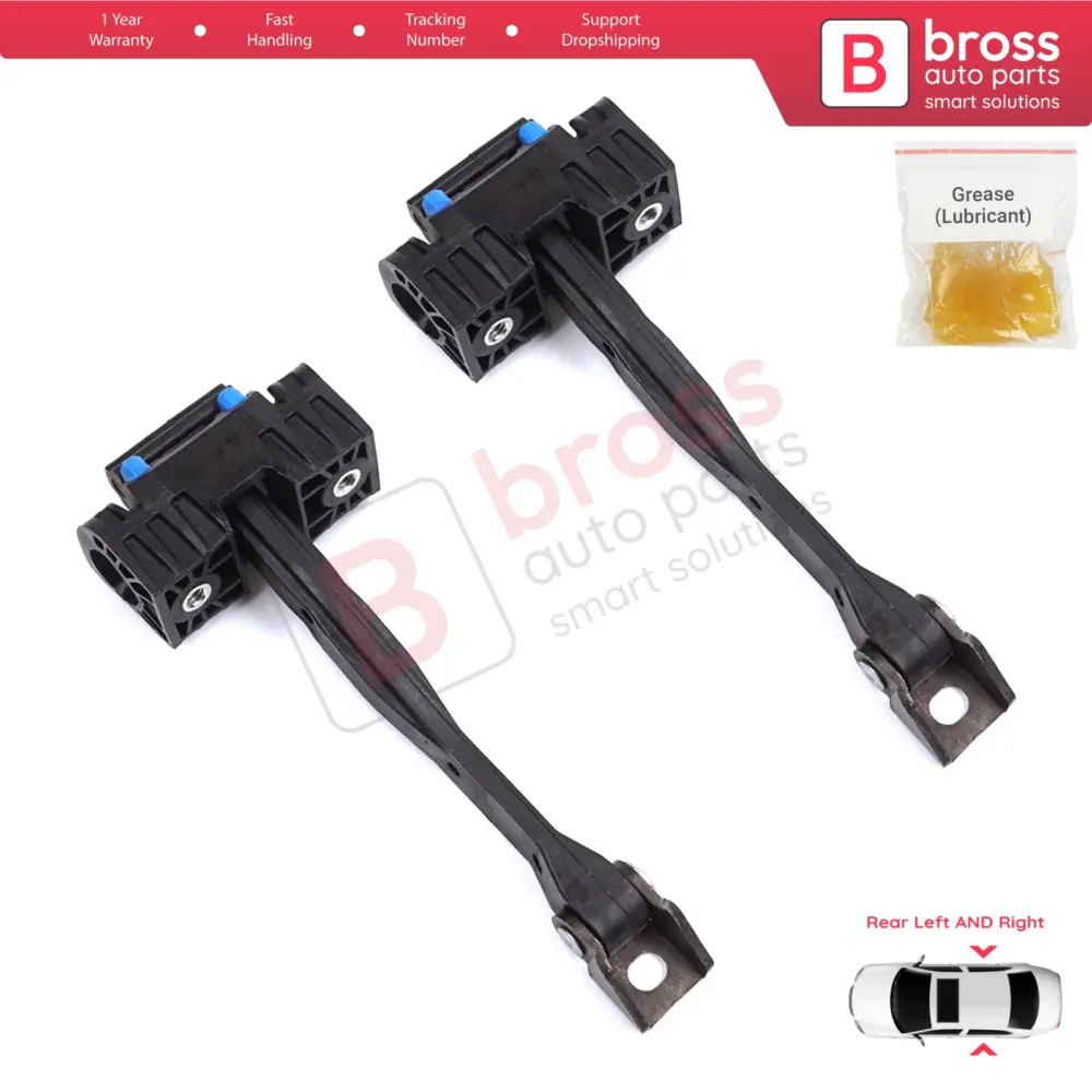 Coppia Limitatori Apertura Porta Posteriore per Audi A4 B9 8W dal 2015