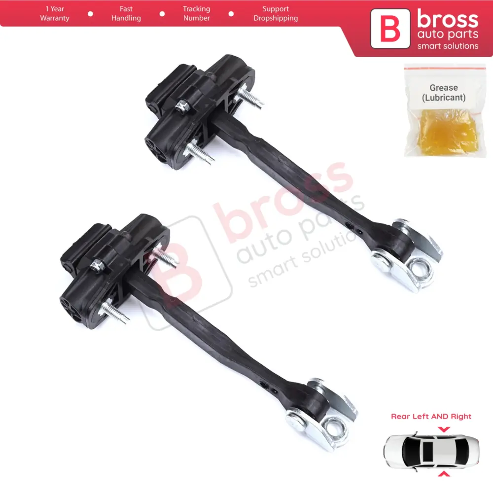 Coppia Limitatori Apertura Porta Posteriore per Fiat Egea Tipo 356 357 2015>