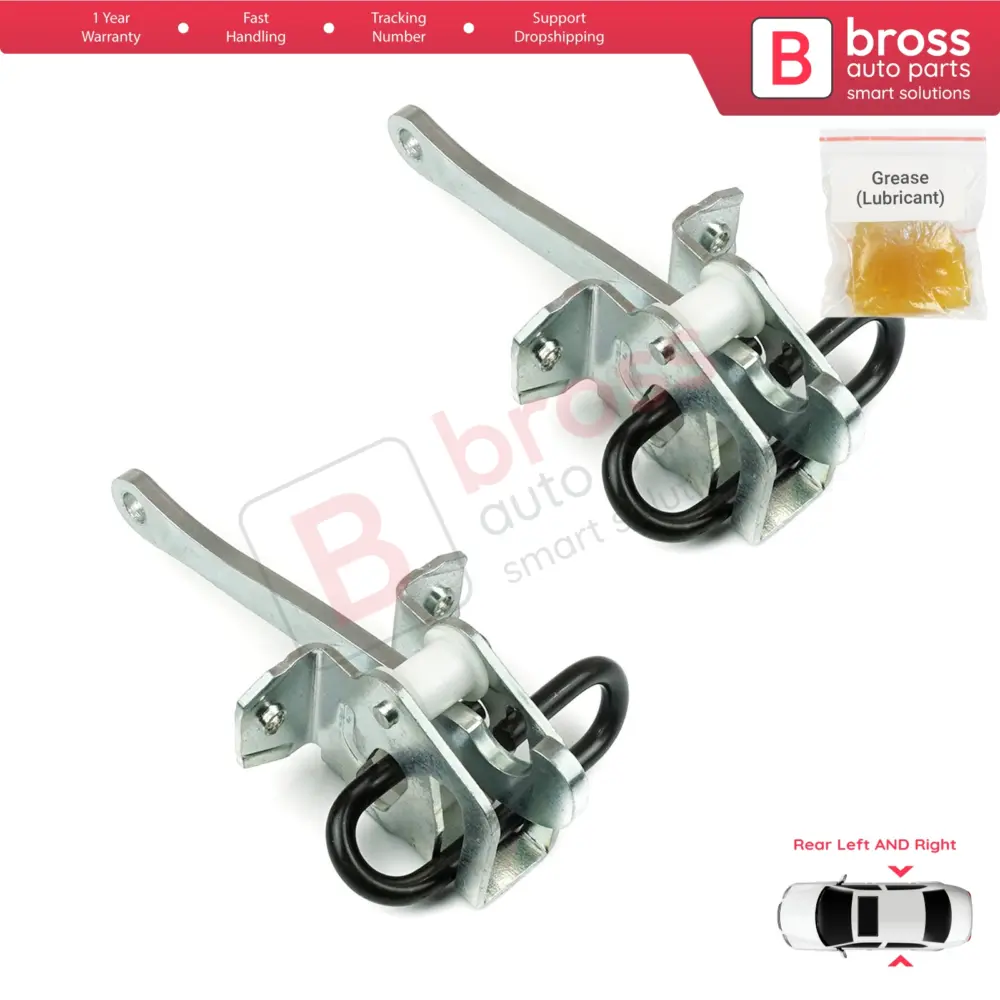 Coppia Limitatori Cerniera Porta Posteriore per BMW Serie 5 E34 Serie 7 E32