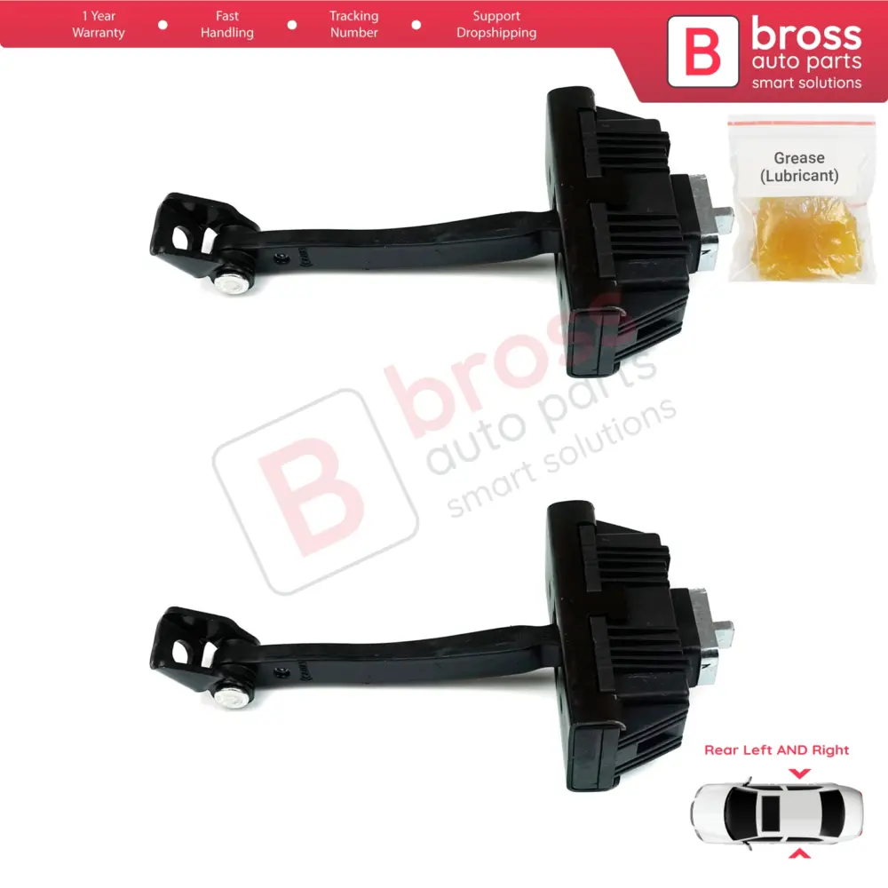 Coppia Limitatori Cerniera Porta Posteriore per BMW X3 E83 2003-2011