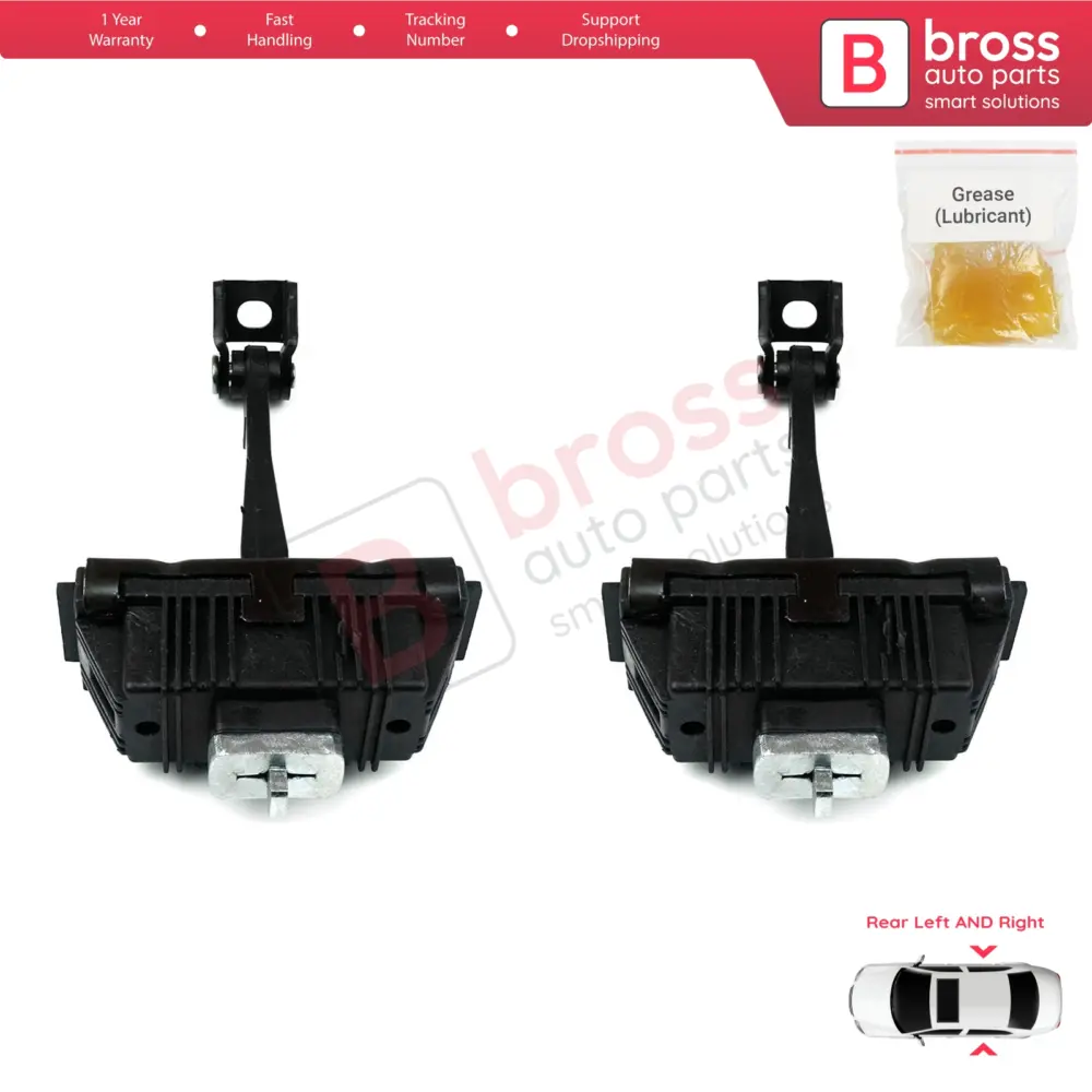 Coppia Limitatori Cerniera Porta Posteriore per BMW X5 E53 1999-2006