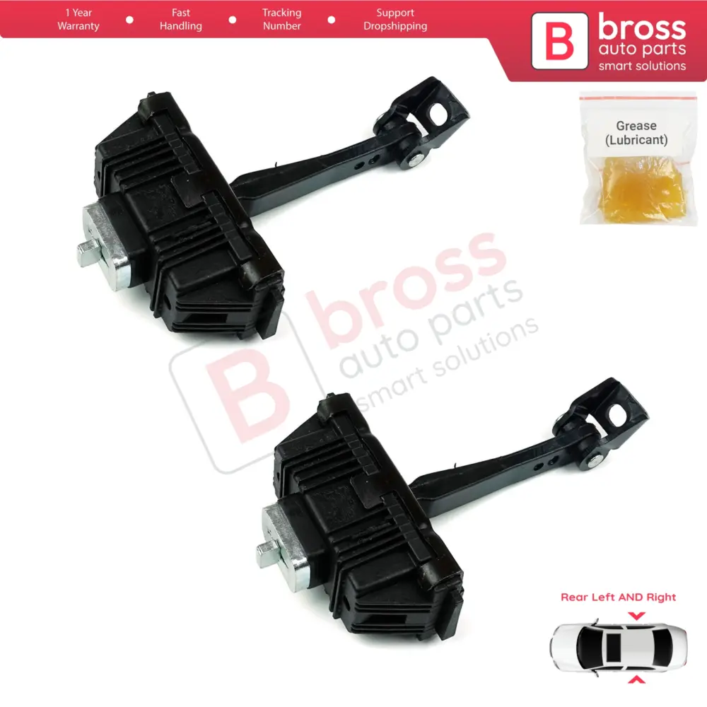 Coppia Limitatori Cerniera Porta Posteriore per BMW X5 E53 1999-2006