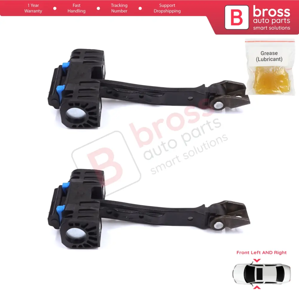 Coppia Limitatori Fermaporta Anteriori per Seat Ibiza MK4 6J1 6P5 2008-2018