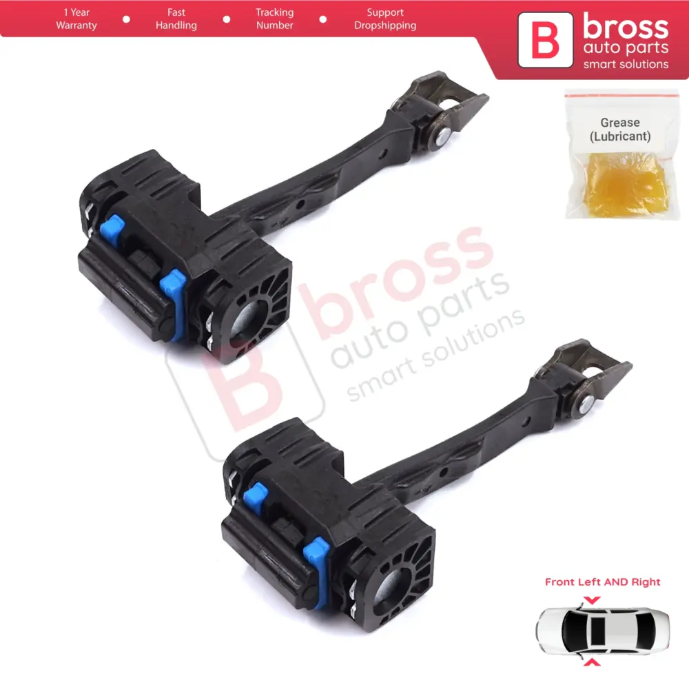 Coppia Limitatori Fermaporta Anteriori per Seat Ibiza MK4 6J1 6P5 2008-2018