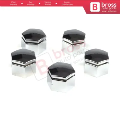Copri Bulloni Ruota Cromati Plastica 21x22 mm 5 Pezzi per Opel Insignia a G09