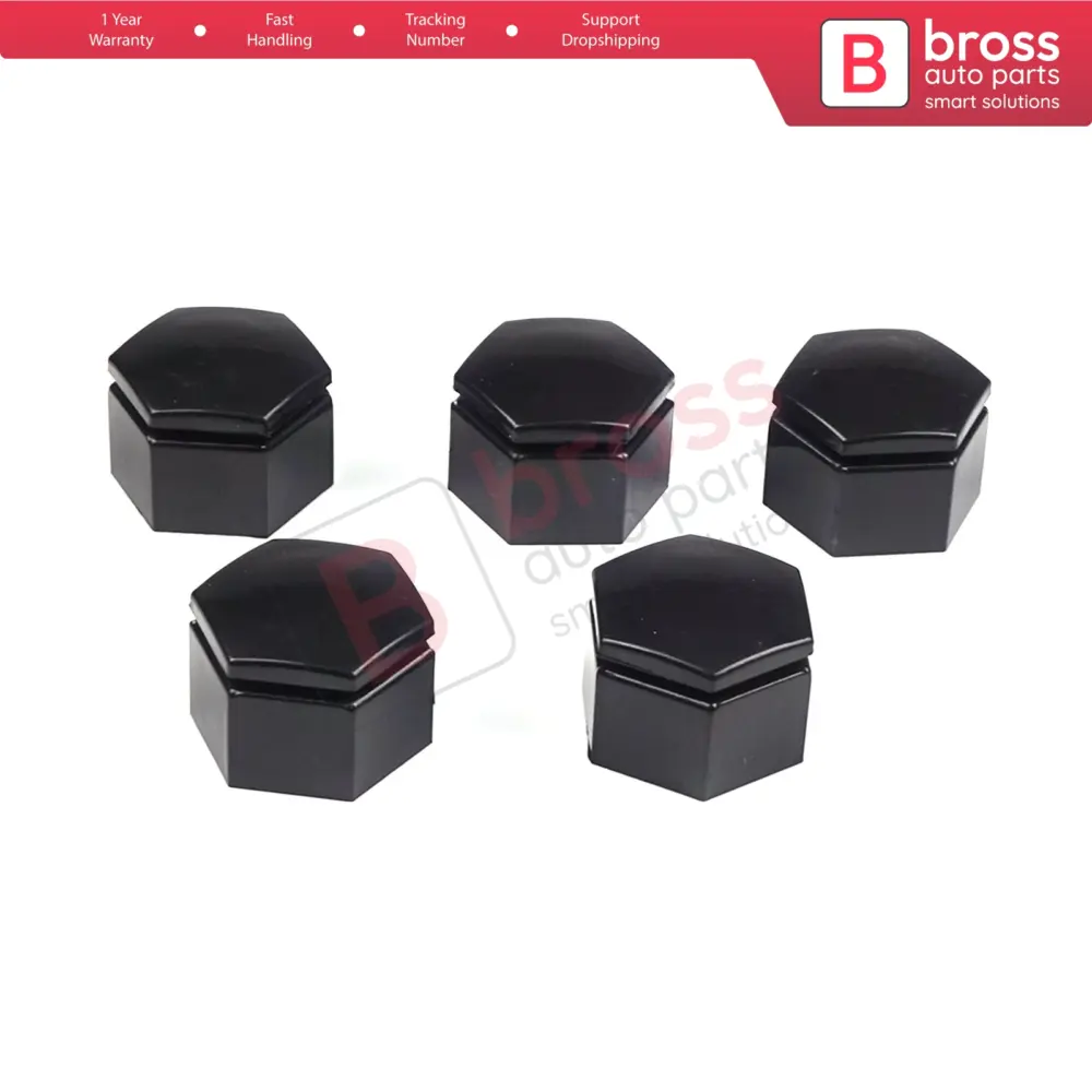 Copri Bulloni Ruota Plastica Nero 21x22 mm 5 Pezzi per Opel Insignia a G09