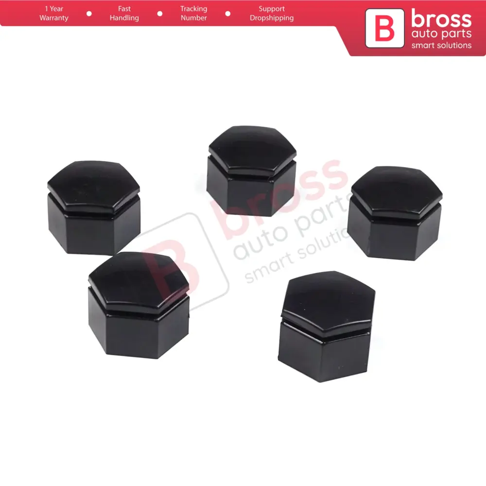 Copri Bulloni Ruota Plastica Nero 21x22 mm 5 Pezzi per Opel Insignia a G09