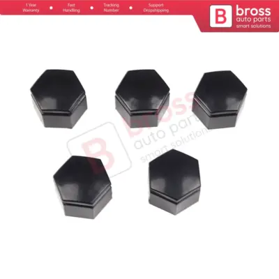 Copri Bulloni Ruota Plastica Nero 21x22 mm 5 Pezzi per Opel Insignia a G09