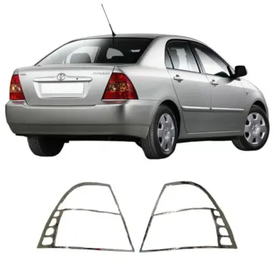 Copri Fanali Posteriori 2 Pezzi per Toyota Corolla Berlina 04-06